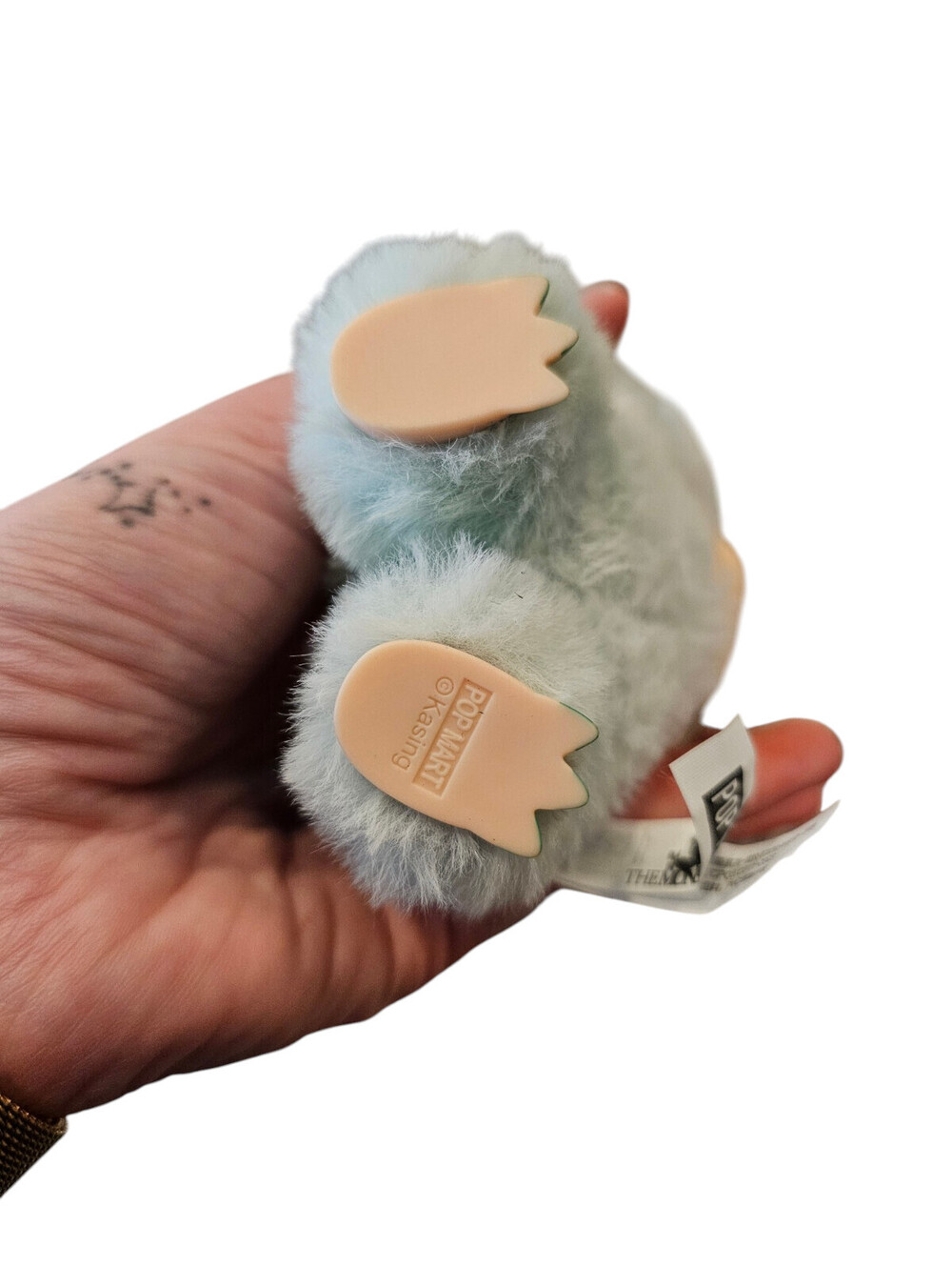 Pop Mart Labubu "Serenity" Vinyl Plush Pendant Keychain Blue - Picture 5 of 6